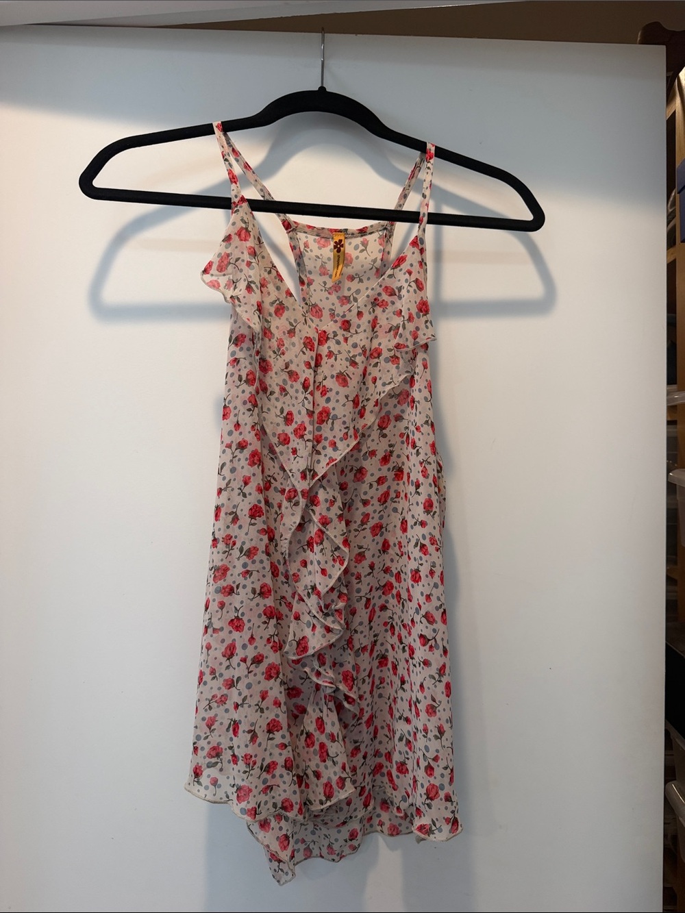 NWT floral racer back tank